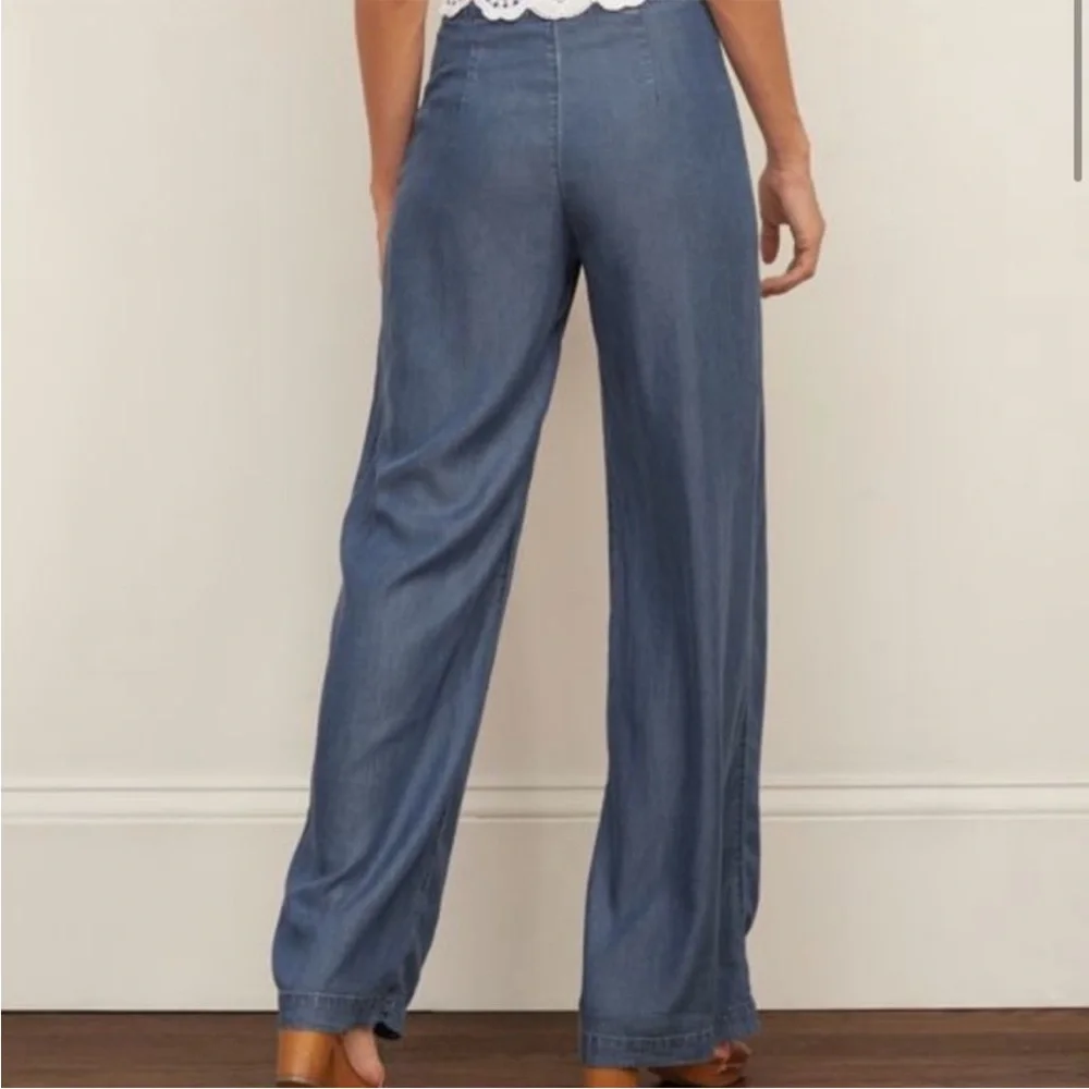 *SOLD* Abercrombie and Fitch Wide Leg Sailor Style Pants - Picture 6 of 14